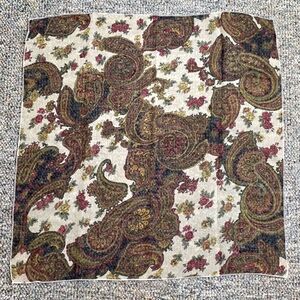 Anthropologie Paisley & Floral Neck Scarf